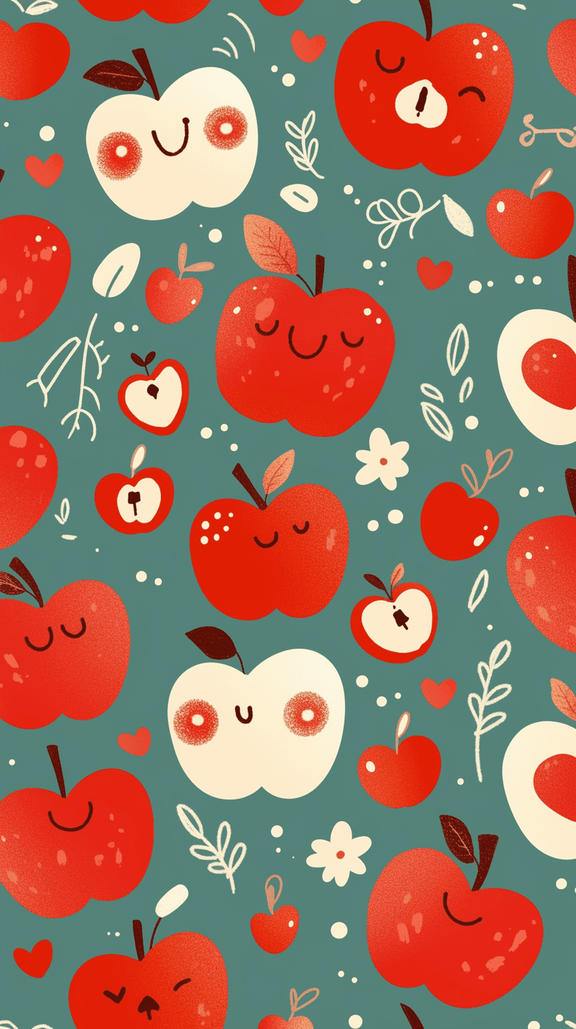 Apple Spring original repeating artwork