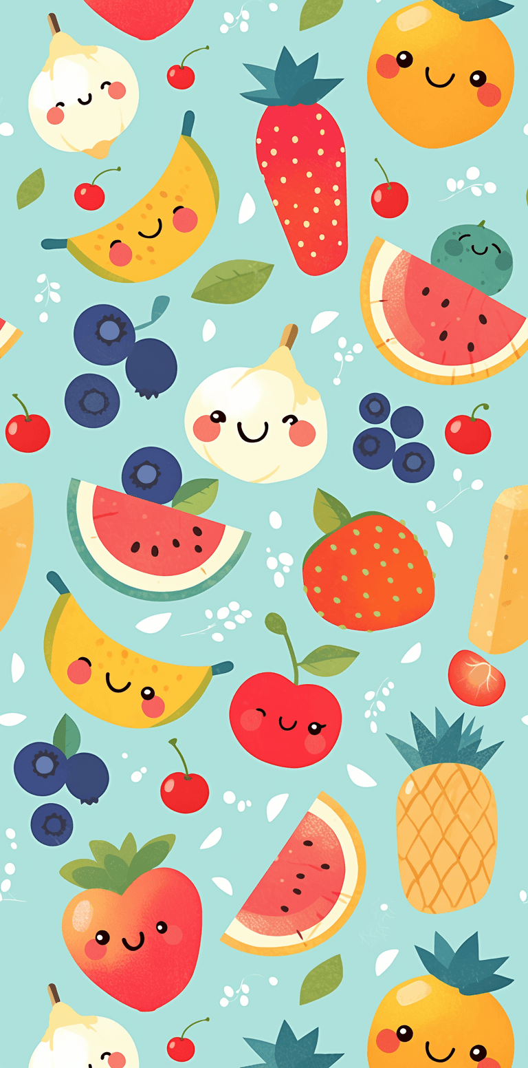 Fruit Series original repeating artwork