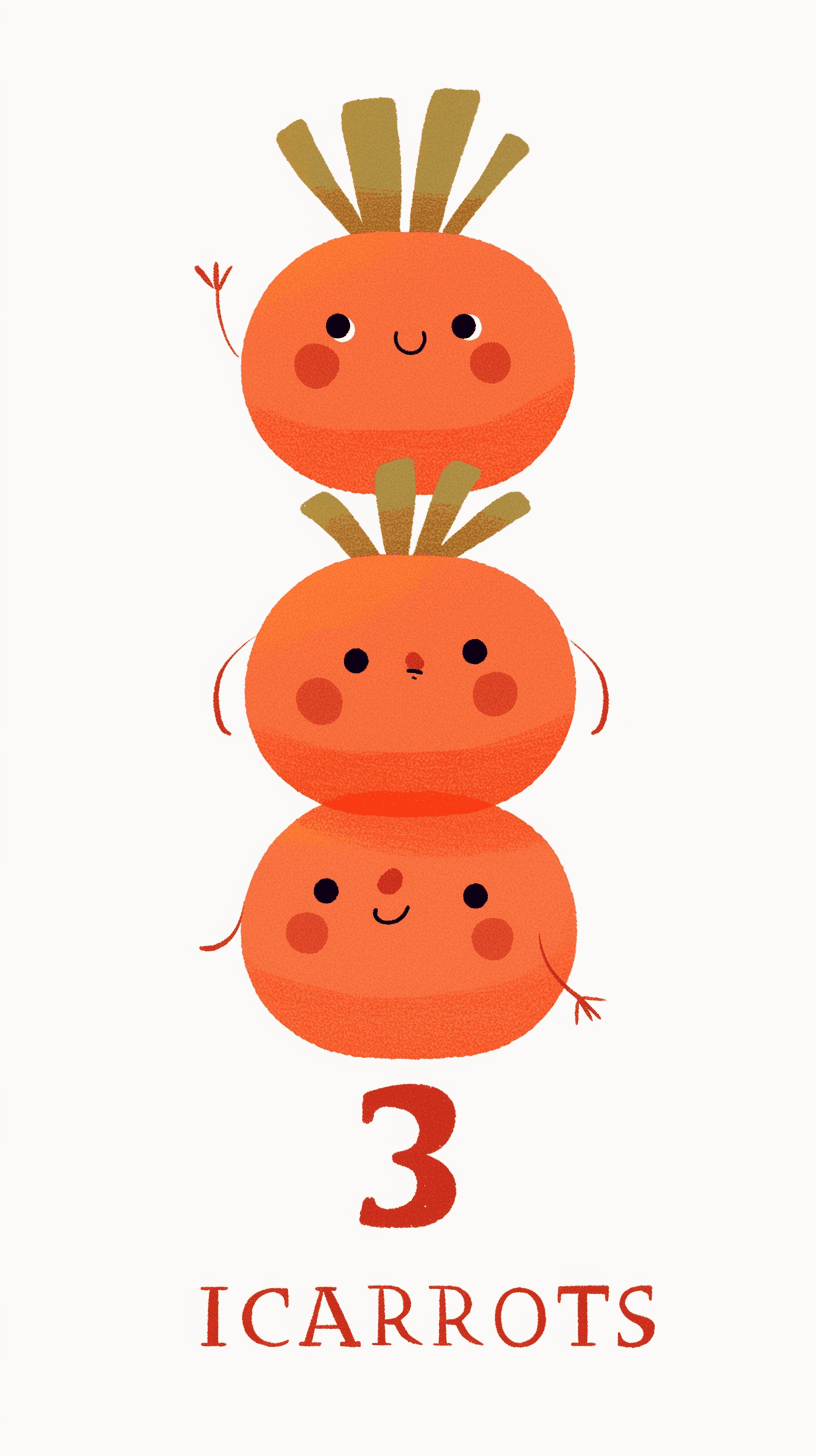 Carrot Dash original repeating artwork