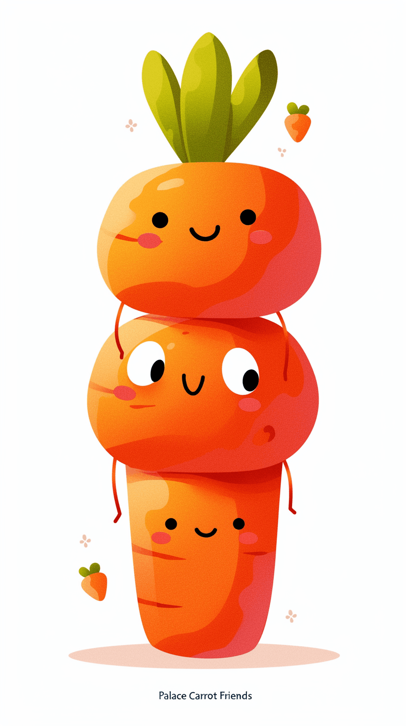 Carrot Carnival original repeating artwork