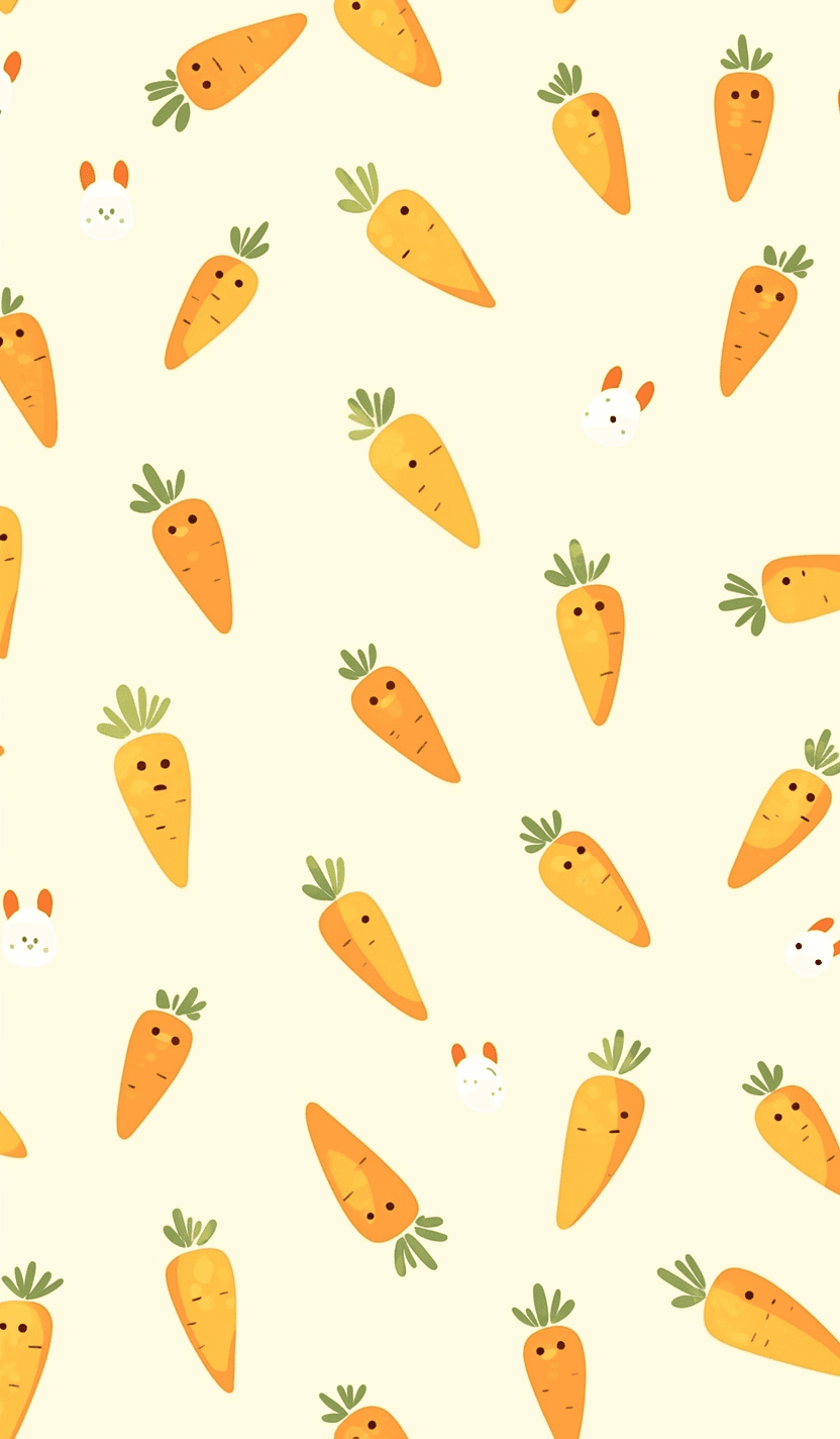 Carrot Street original repeating artwork