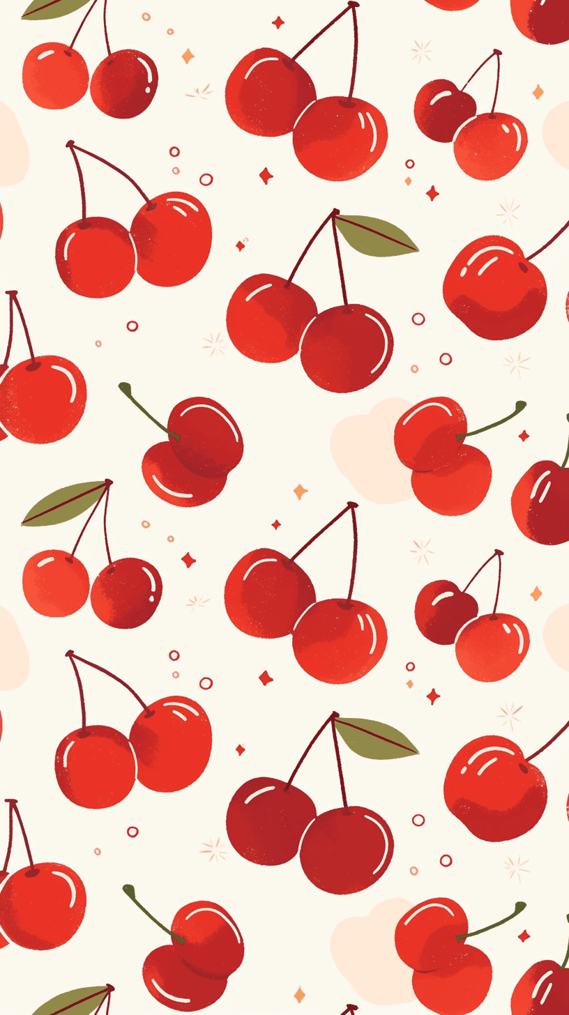 Cherry 081 original repeating artwork