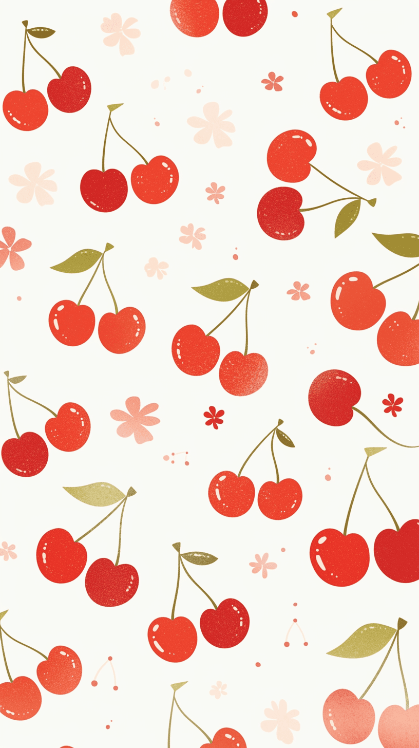 Cherry 124 original repeating artwork