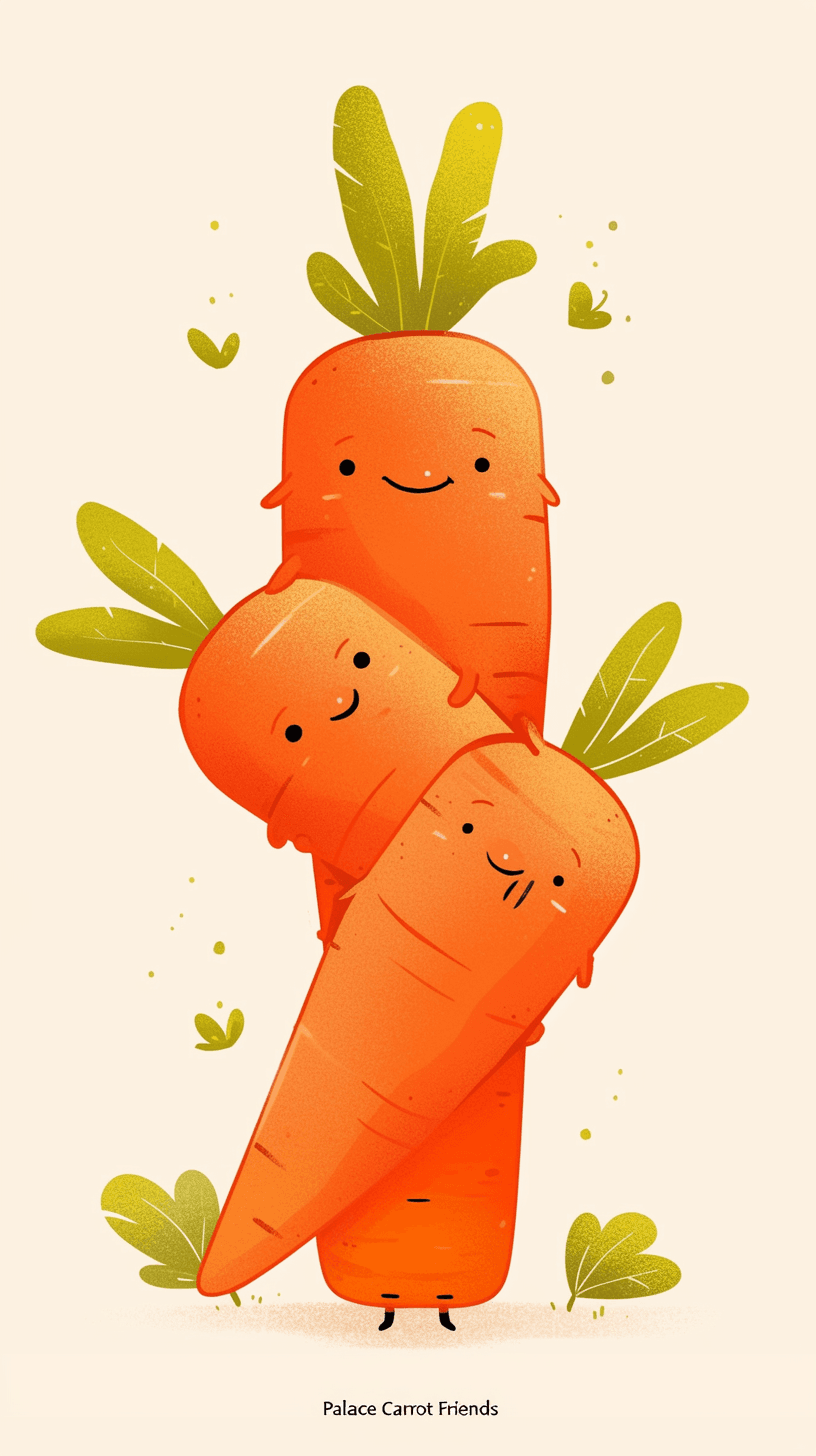 Carrot 023 original repeating artwork