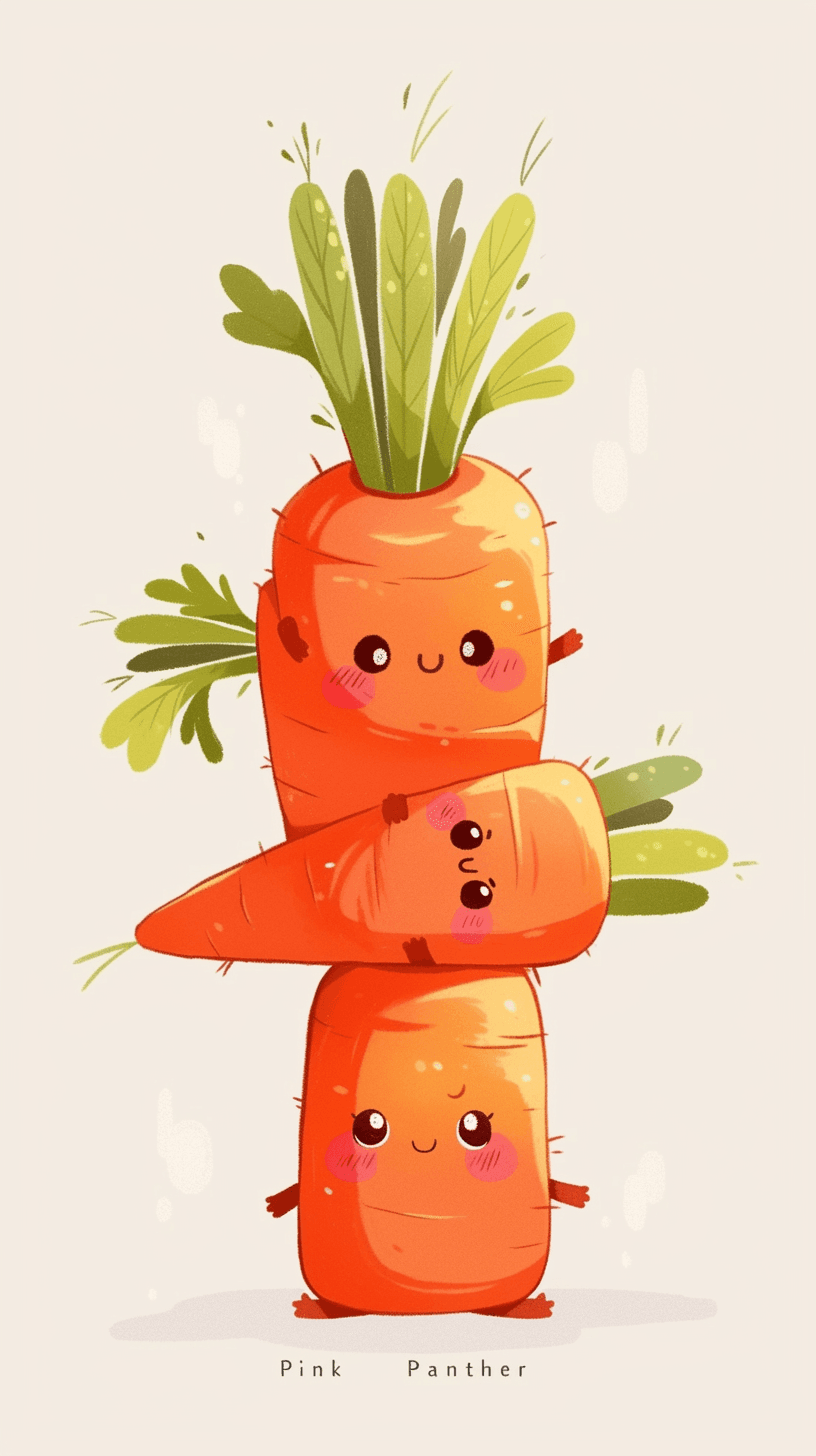 Carrot Collective original repeating artwork