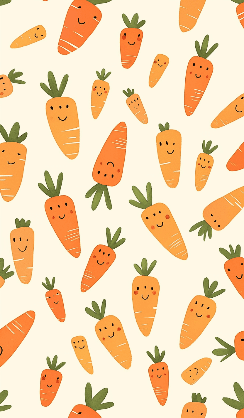 Carrot Team original repeating artwork