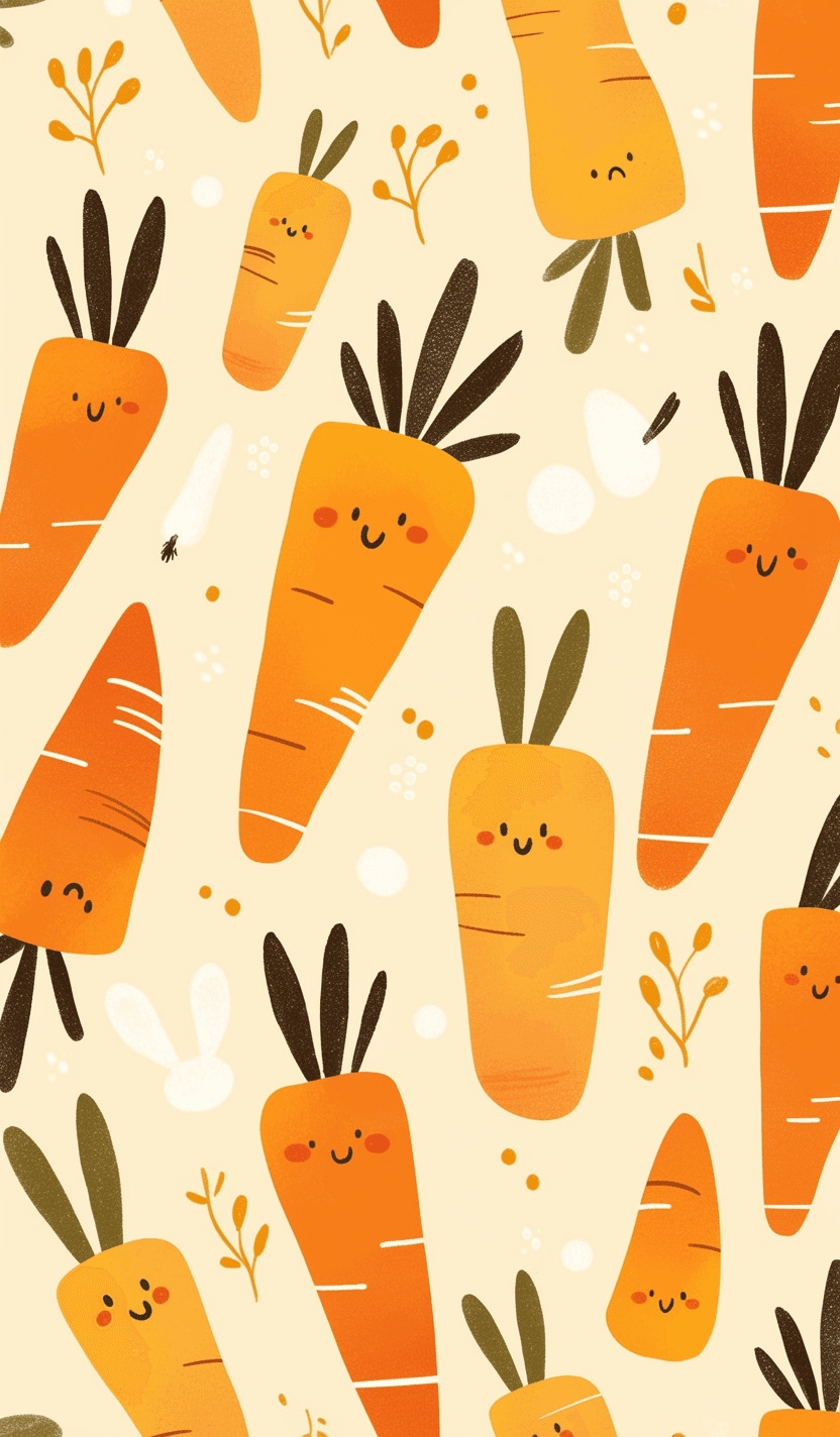 Carrot 020 original repeating artwork