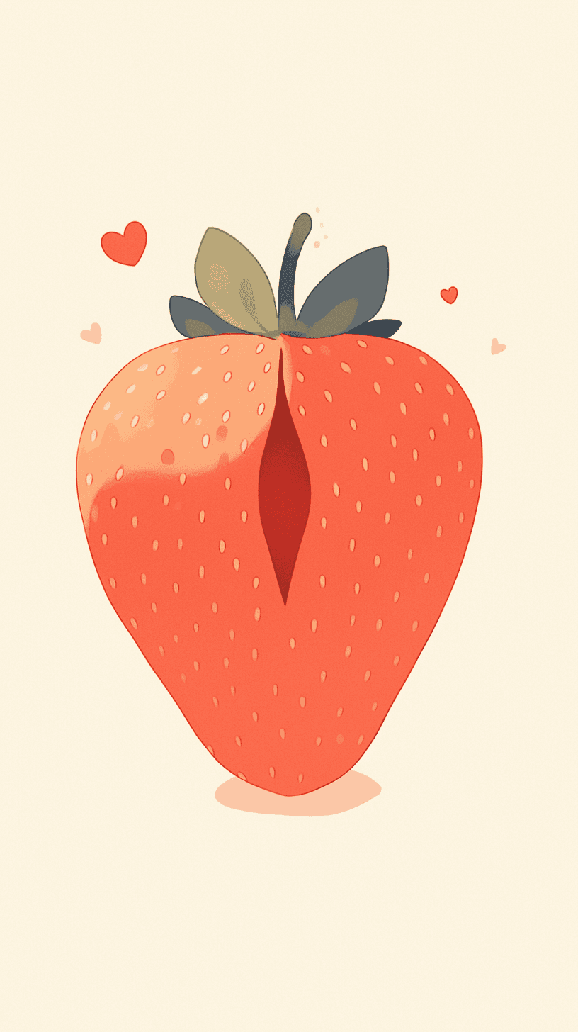 Strawberry 011 original repeating artwork