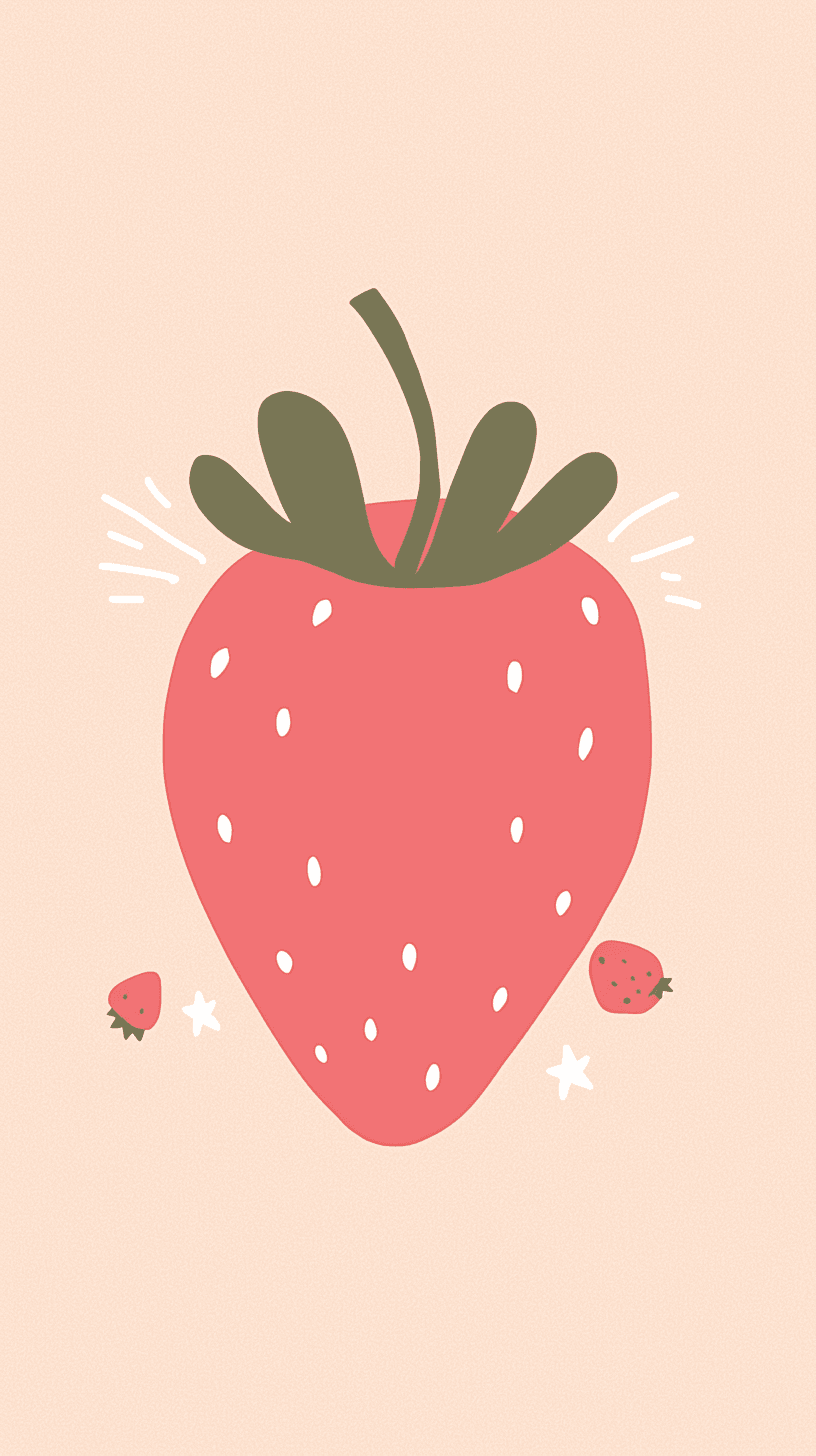 Strawberry 001 original repeating artwork