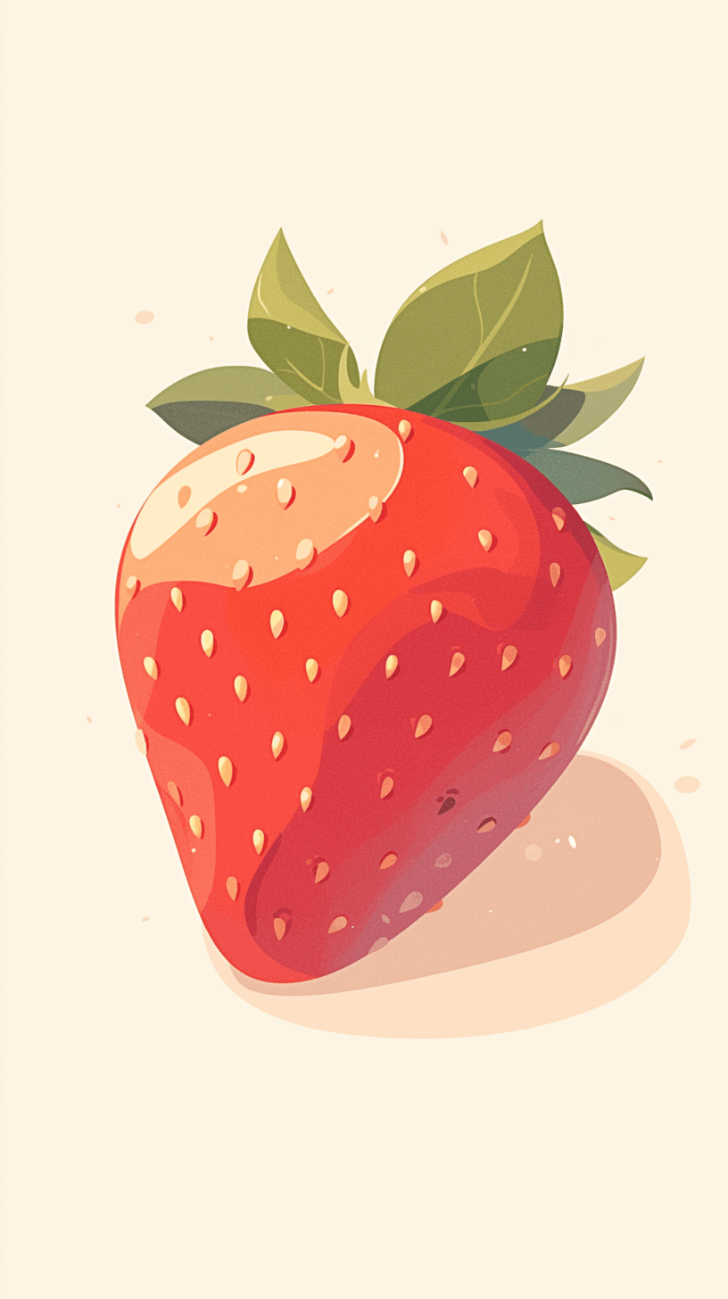 Strawberry Tribe original repeating artwork