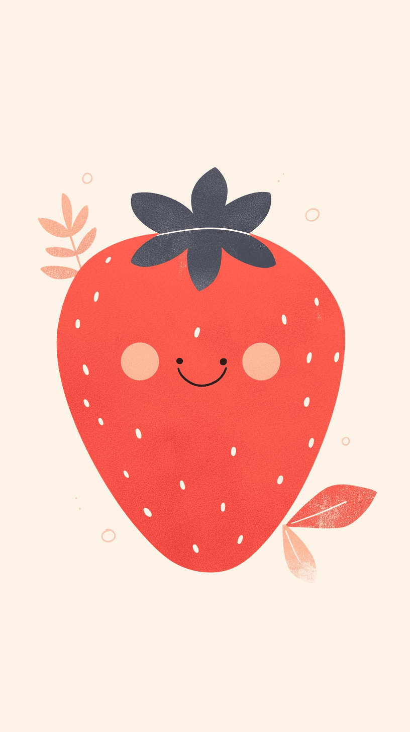 Strawberry 028 original repeating artwork
