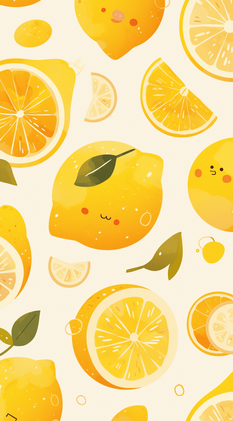 Lemon Archive original repeating artwork
