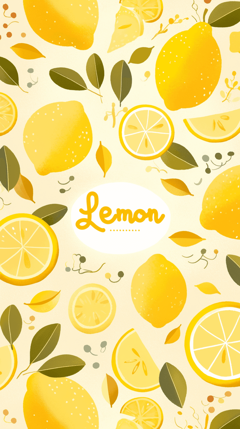Lemon Originals original repeating artwork
