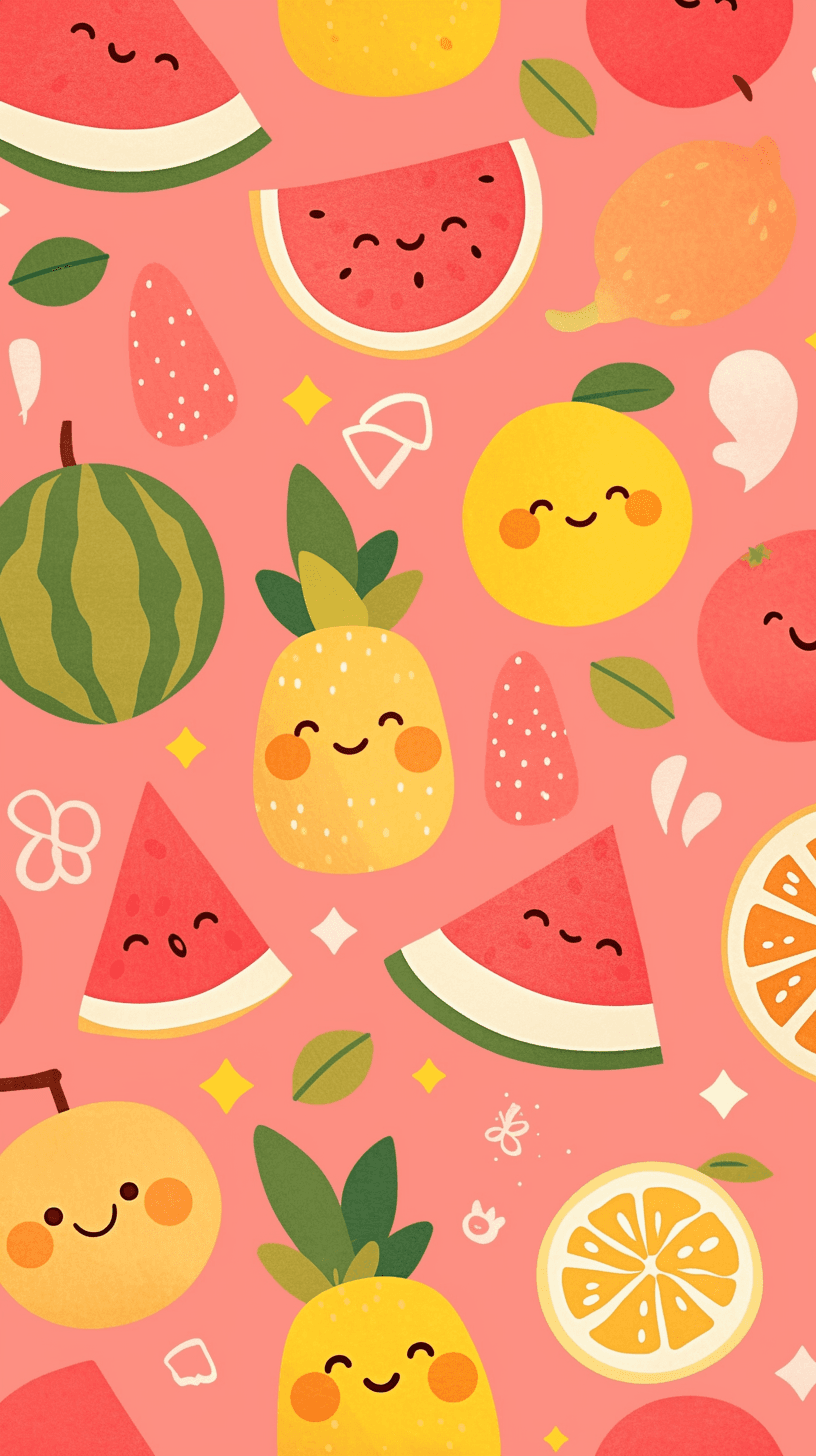 Fruit 100 original repeating artwork