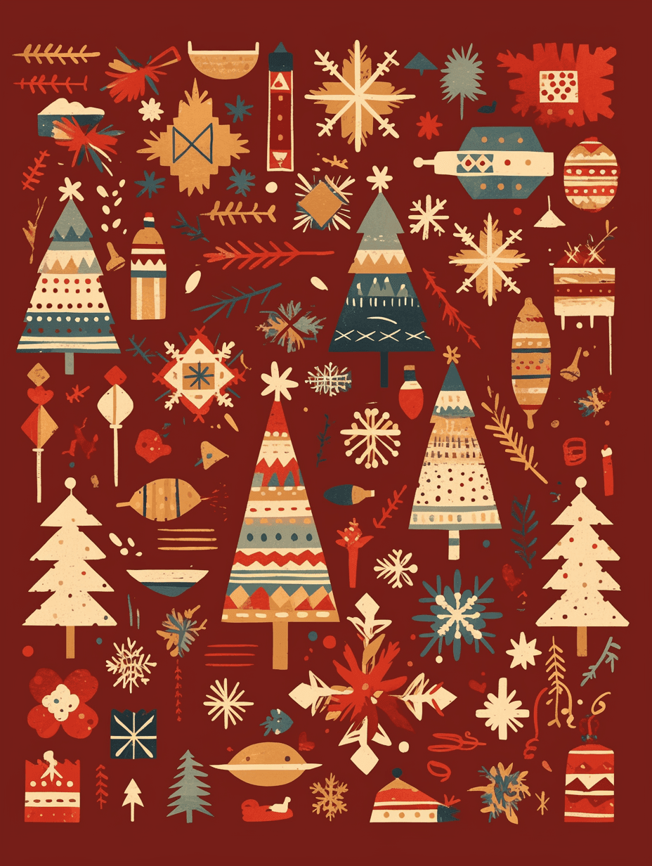 Christmas Design 084 original repeating artwork
