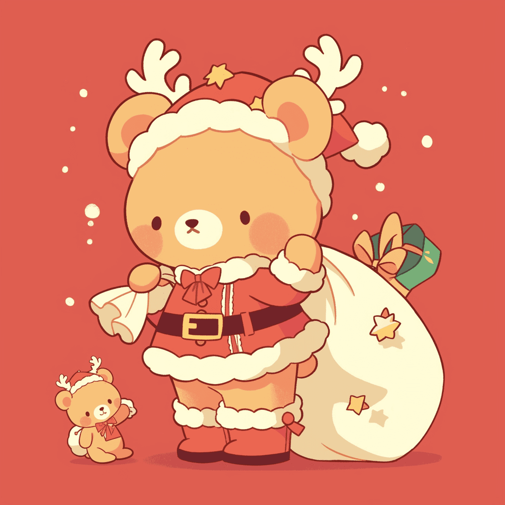 Christmas Animals Tint original repeating artwork
