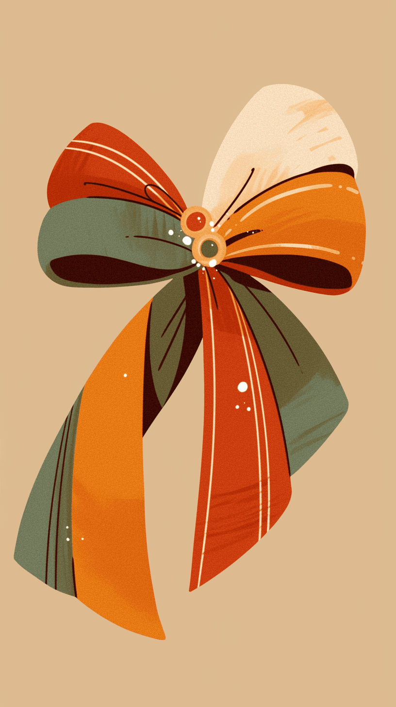 Christmas Bow Collective original repeating artwork