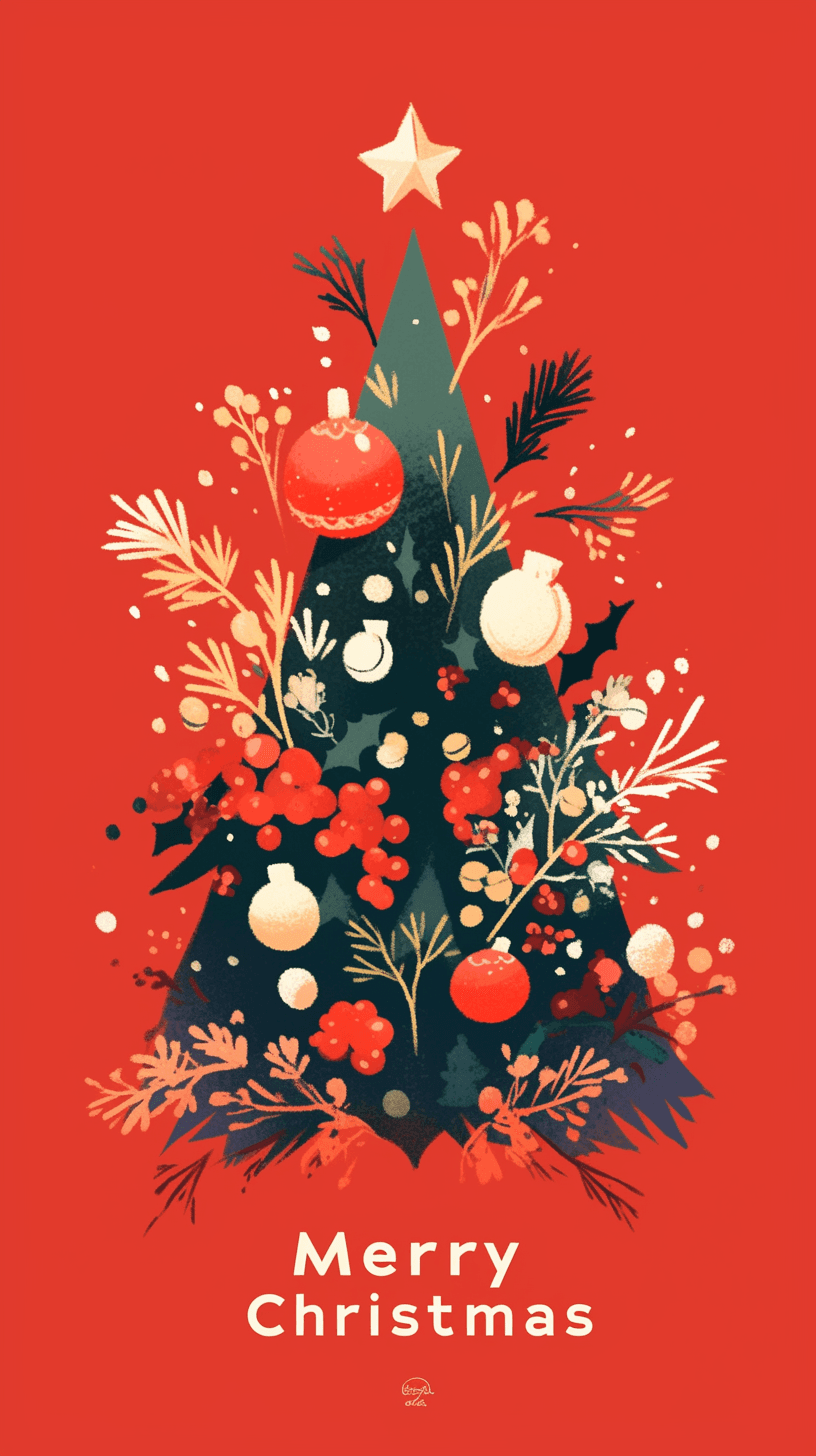 Christmas Tree 788 original repeating artwork