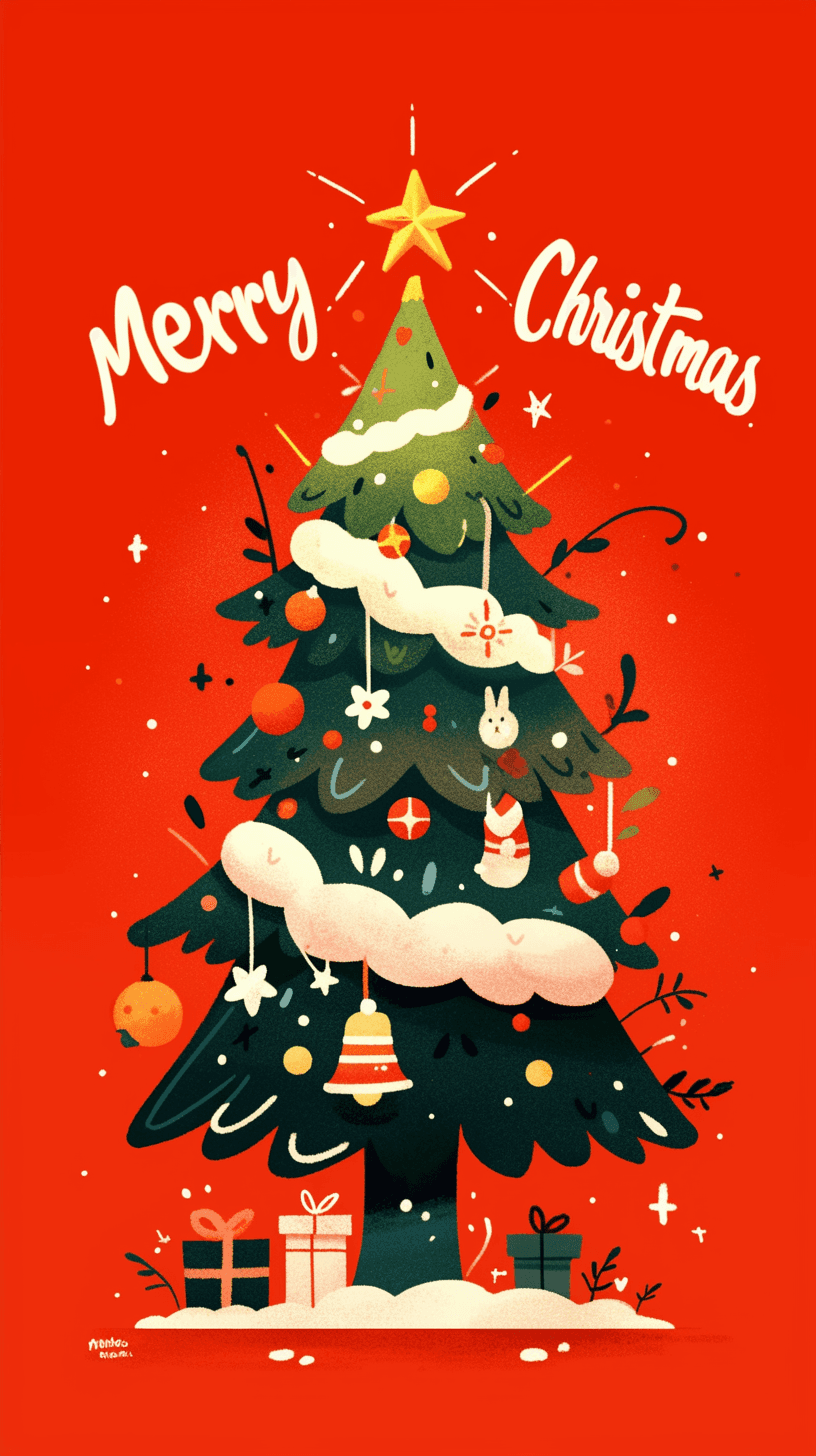 Christmas Tree 827 original repeating artwork