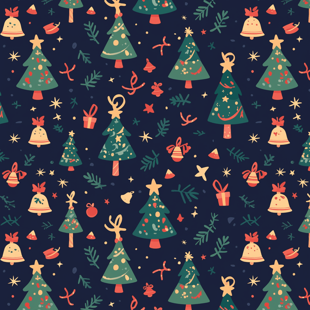Christmas Tree 681 original repeating artwork