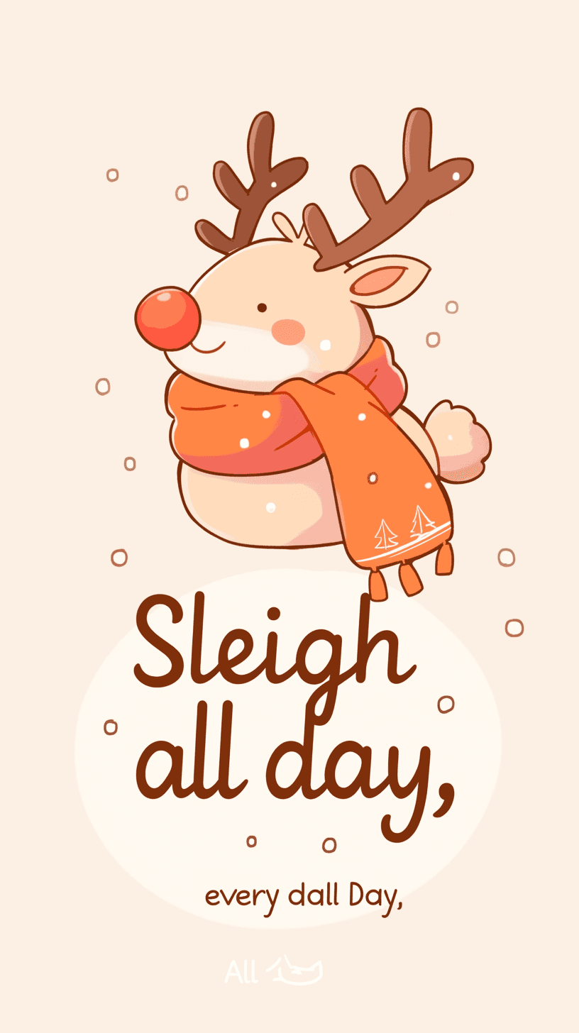 Christmas Reindeer Shade original repeating artwork