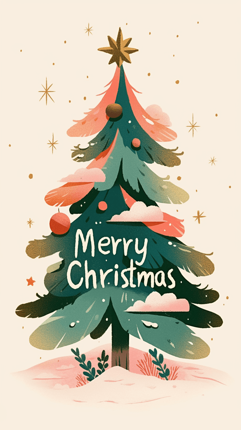 Christmas Christmas Tree 183 original repeating artwork