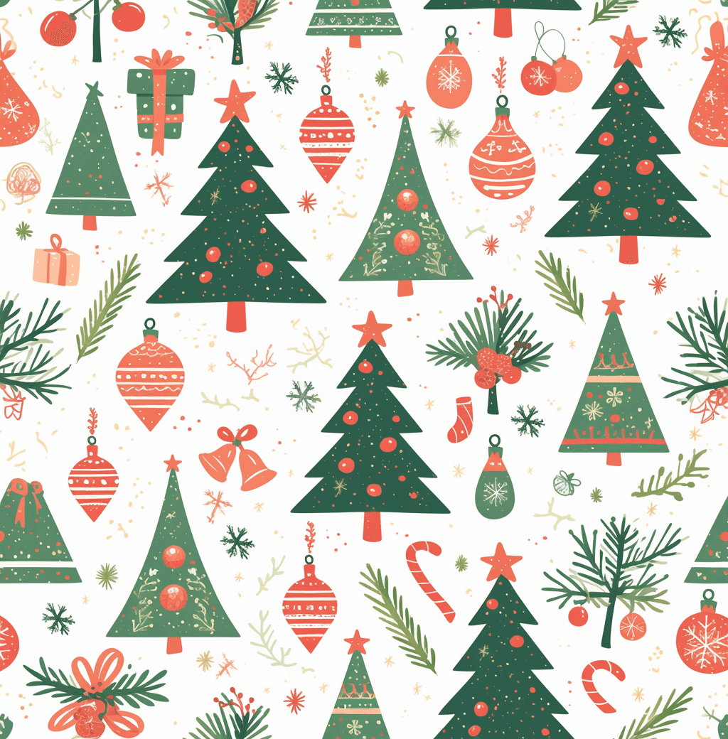 Christmas Tree 783 original repeating artwork