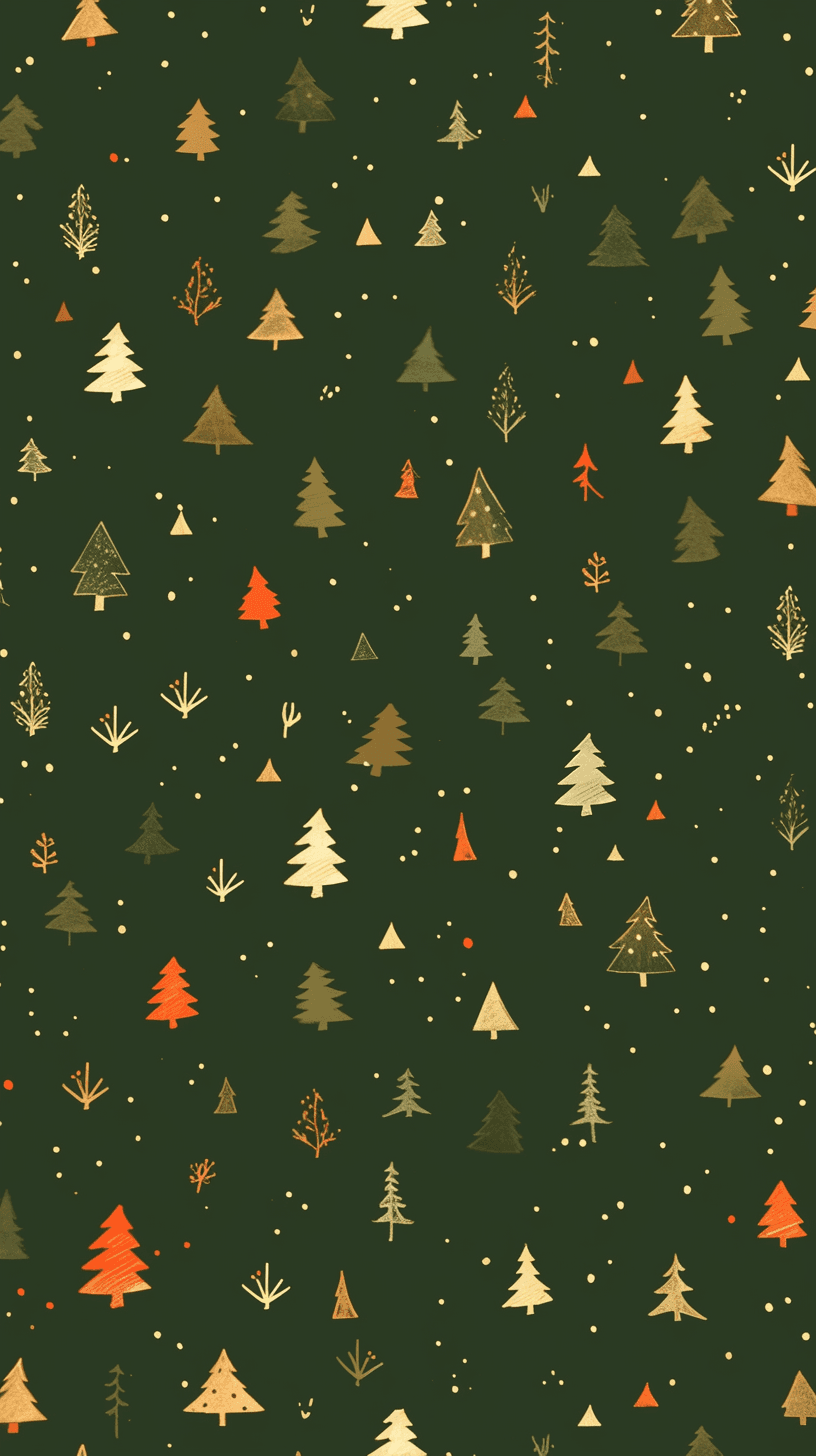 Christmas Tree 709 original repeating artwork