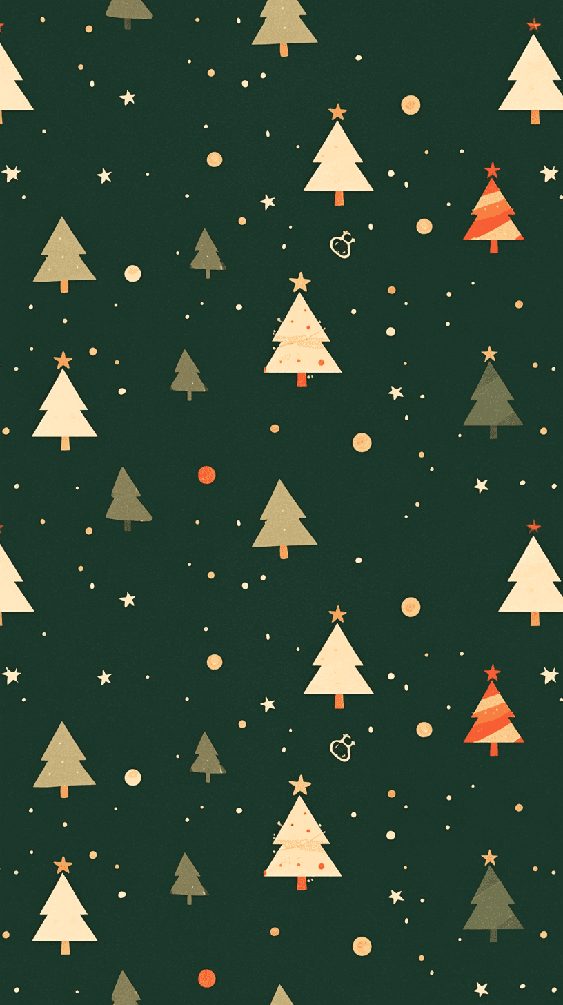 Christmas Tree 615 original repeating artwork