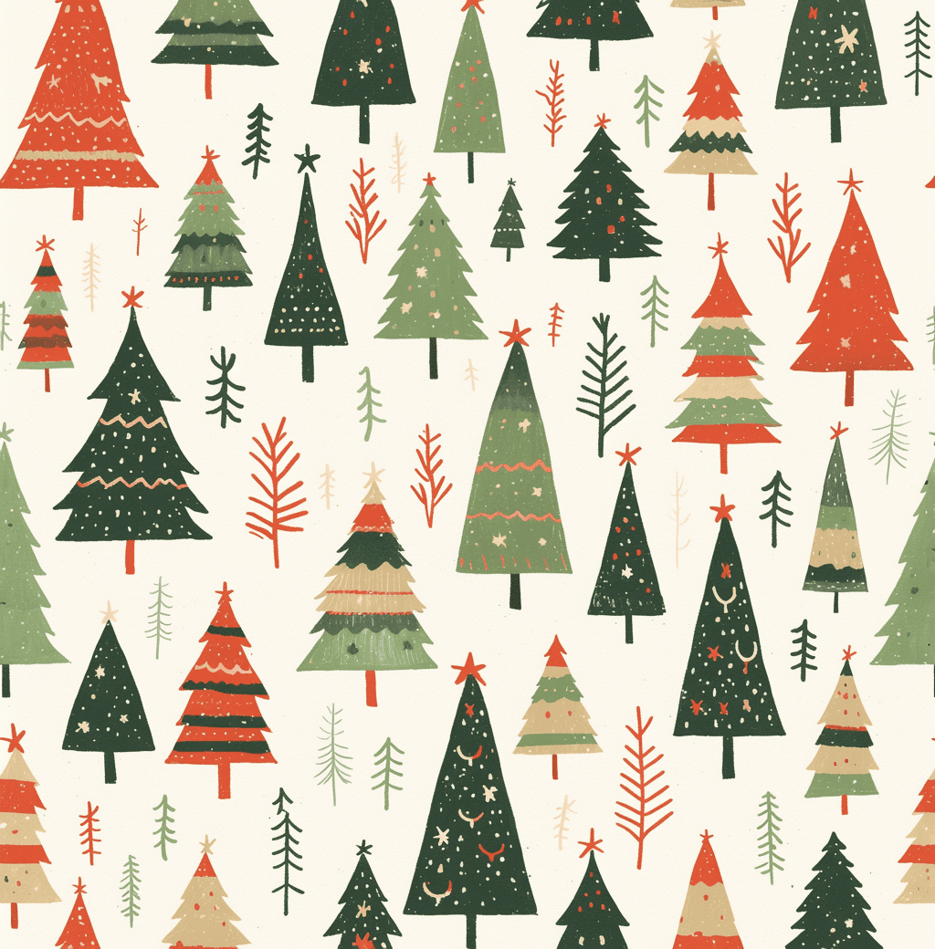 Christmas Tree 708 original repeating artwork