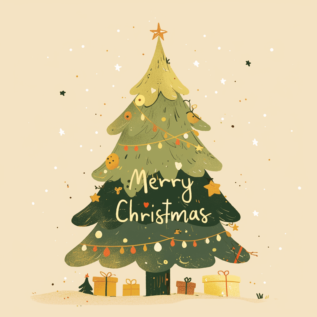 Christmas Tree 834 original repeating artwork