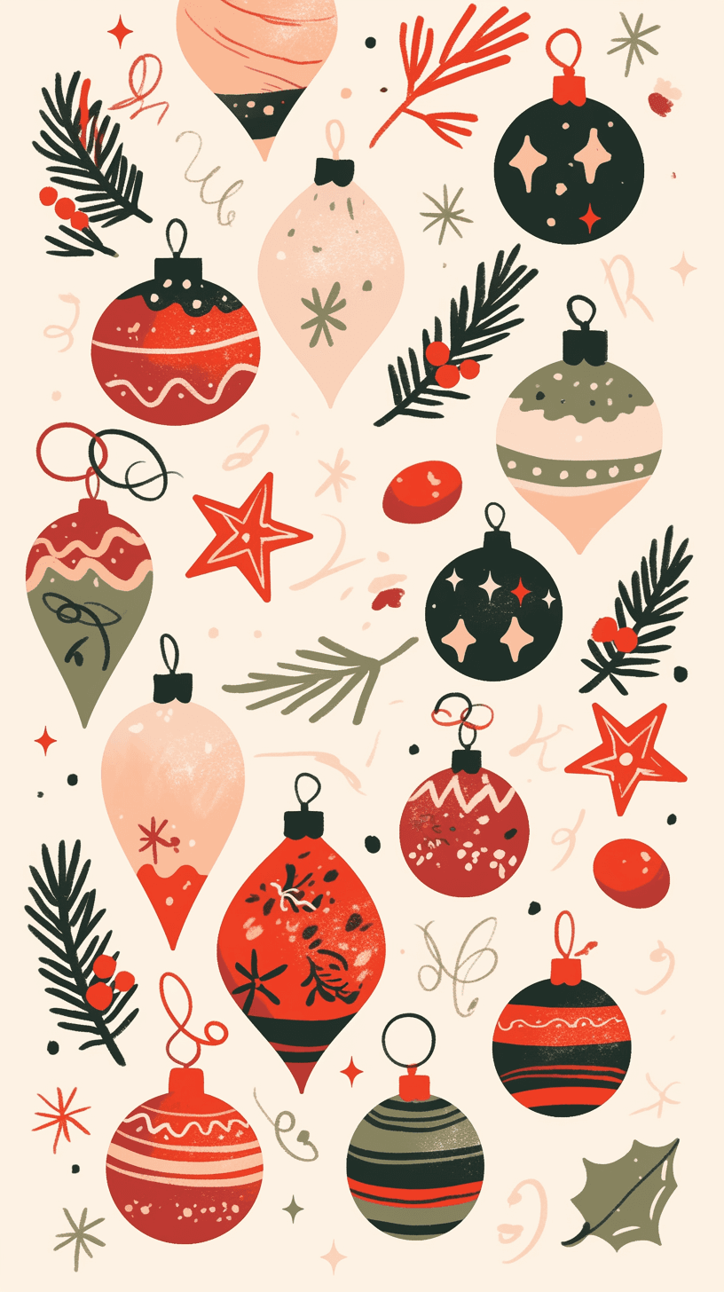 Christmas Design 348 original repeating artwork