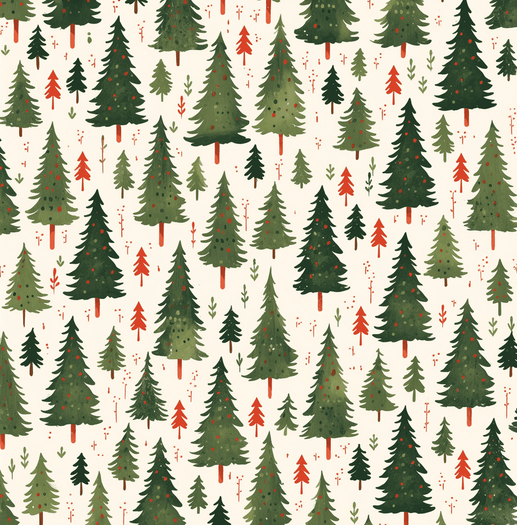 Christmas Tree 807 original repeating artwork