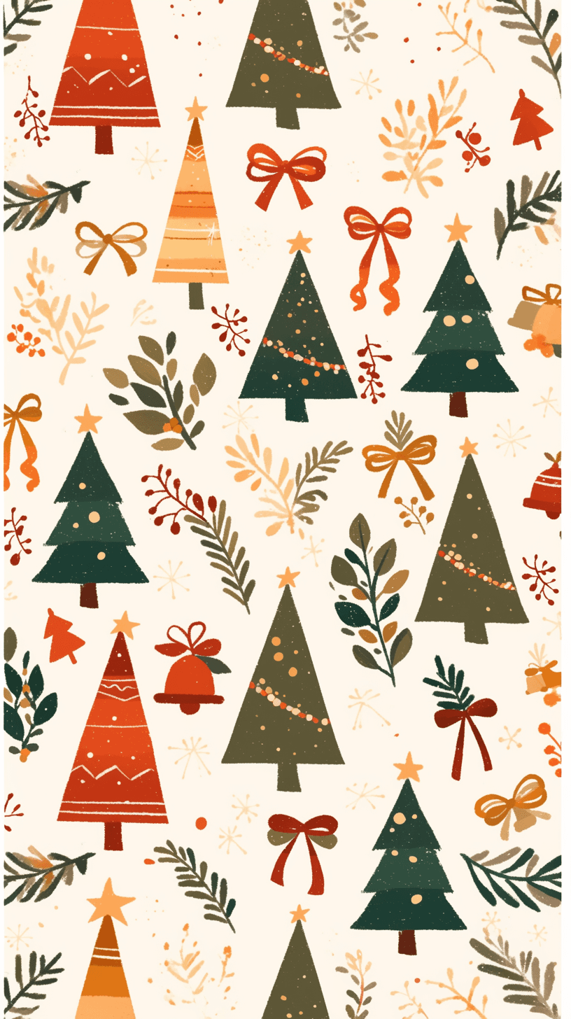 Christmas Tree 667 original repeating artwork