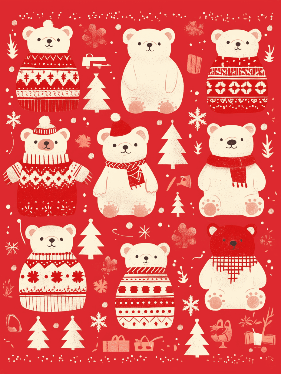 Christmas Design 343 original repeating artwork