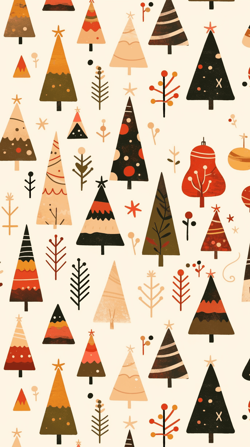 Christmas Tree 436 original repeating artwork