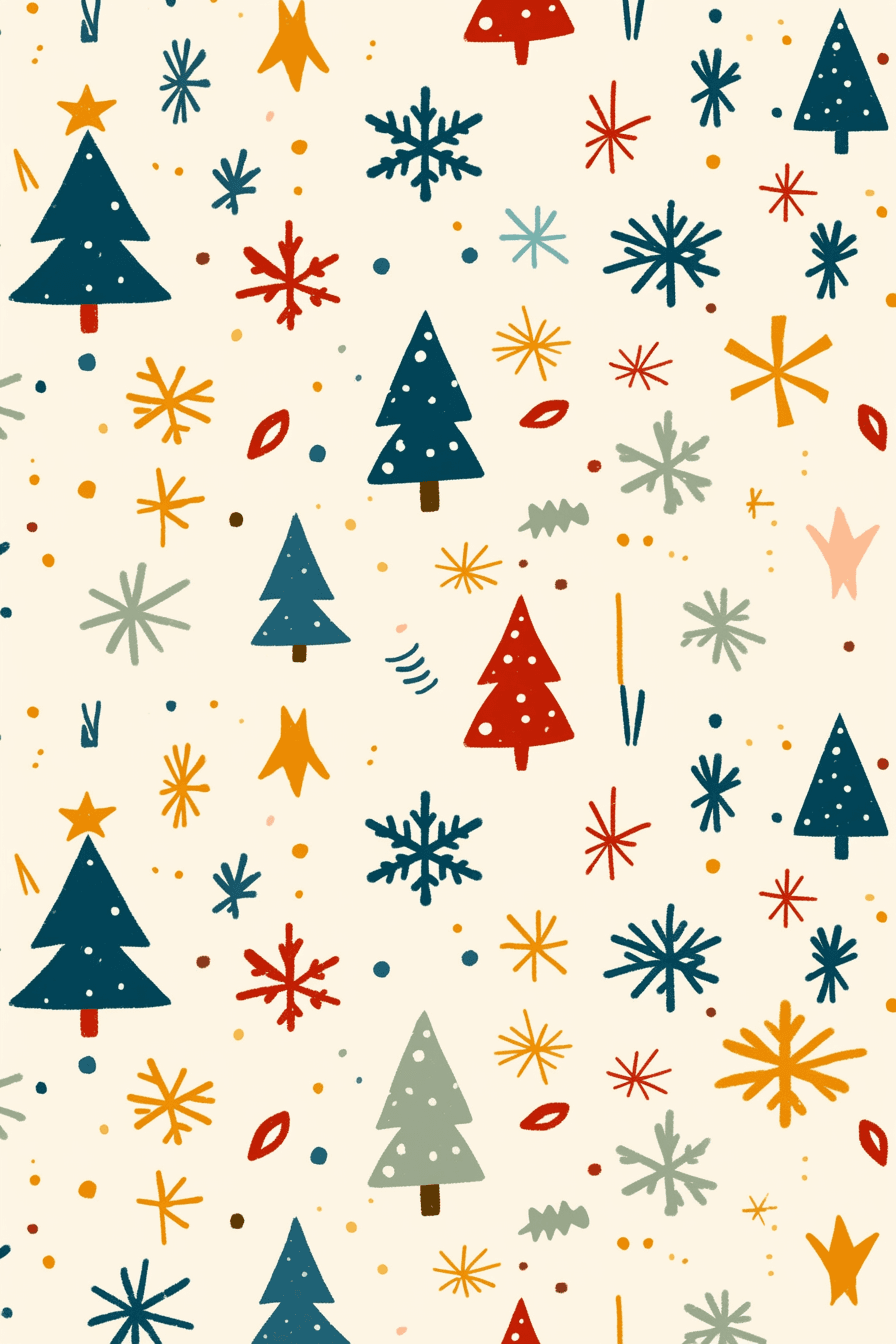 Christmas Tree 432 original repeating artwork