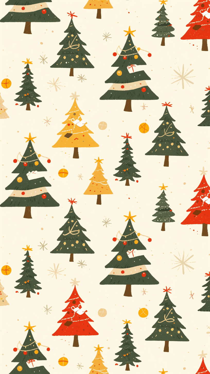 Christmas Christmas Tree 191 original repeating artwork