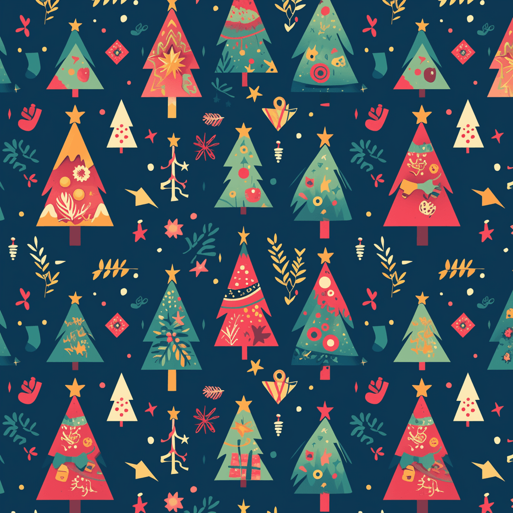 Christmas Christmas Tree 161 original repeating artwork
