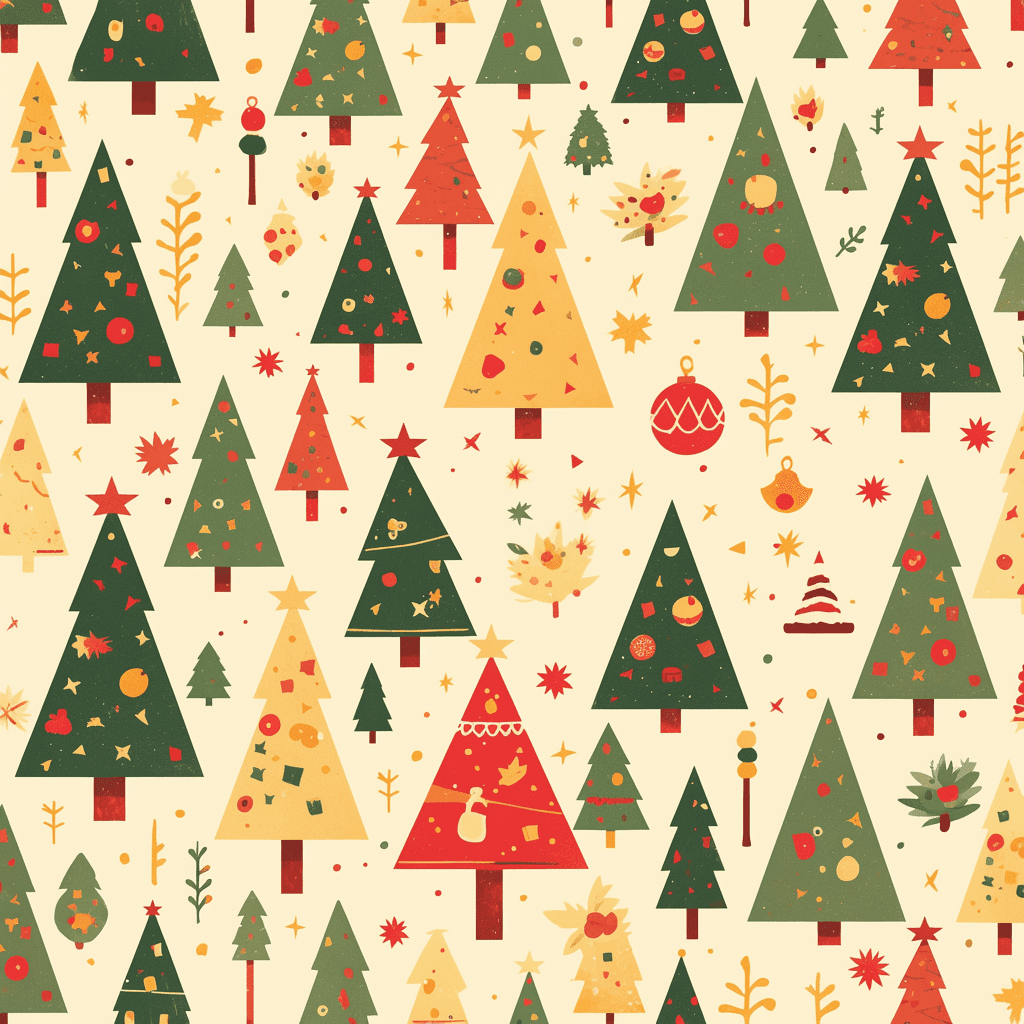 Christmas Tree 265 original repeating artwork