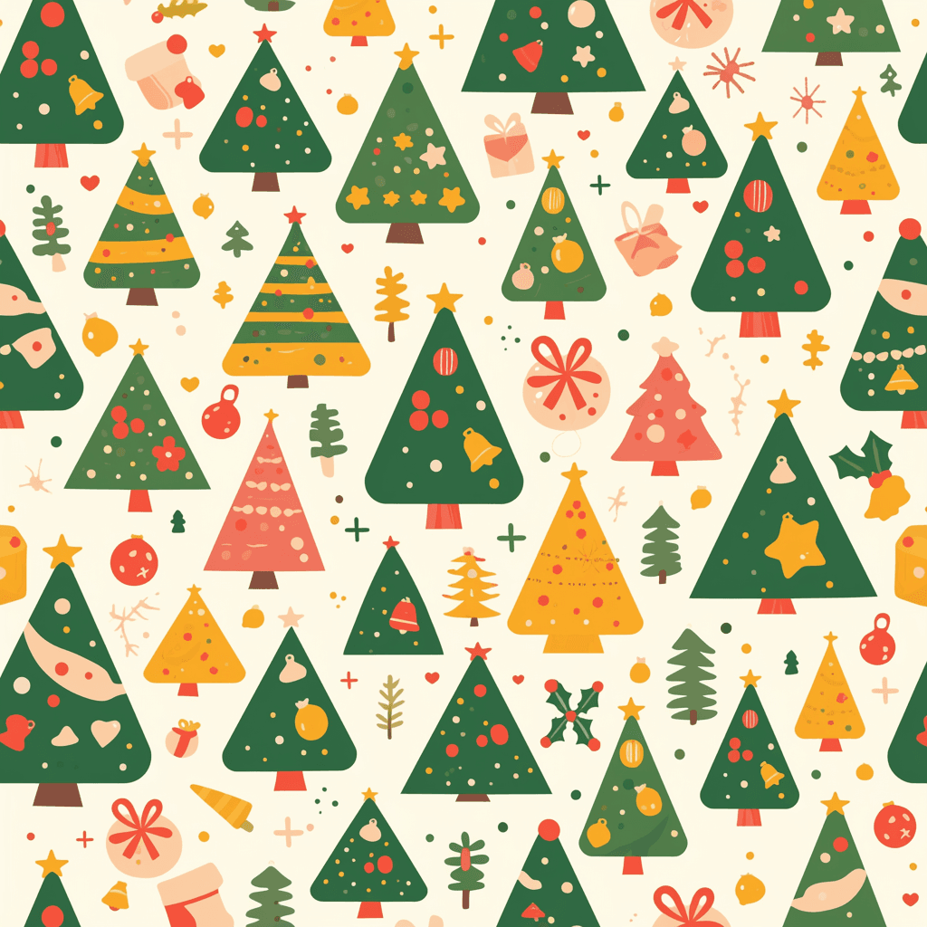 Christmas Tree 089 original repeating artwork