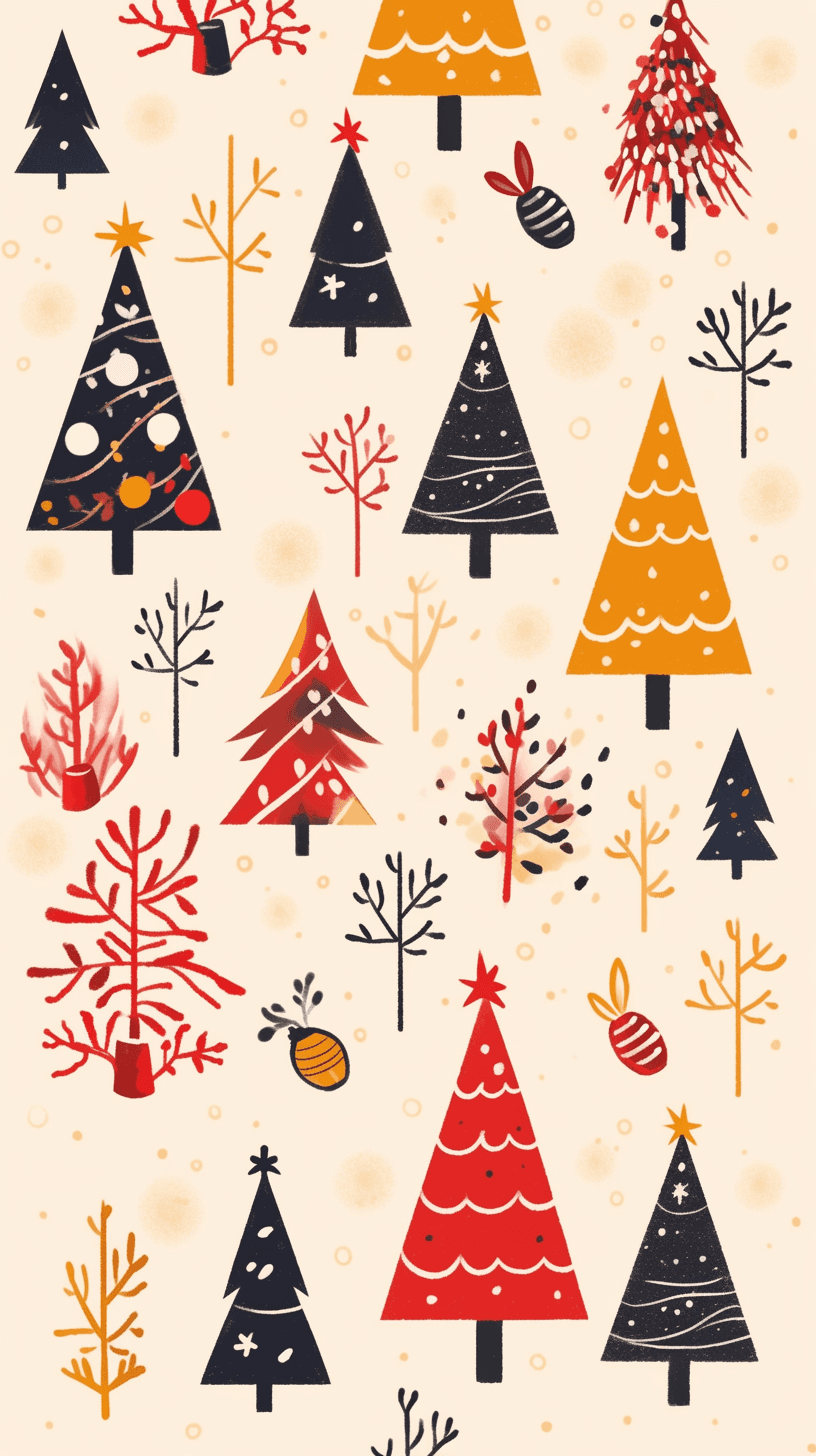 Christmas Christmas Tree 141 original repeating artwork