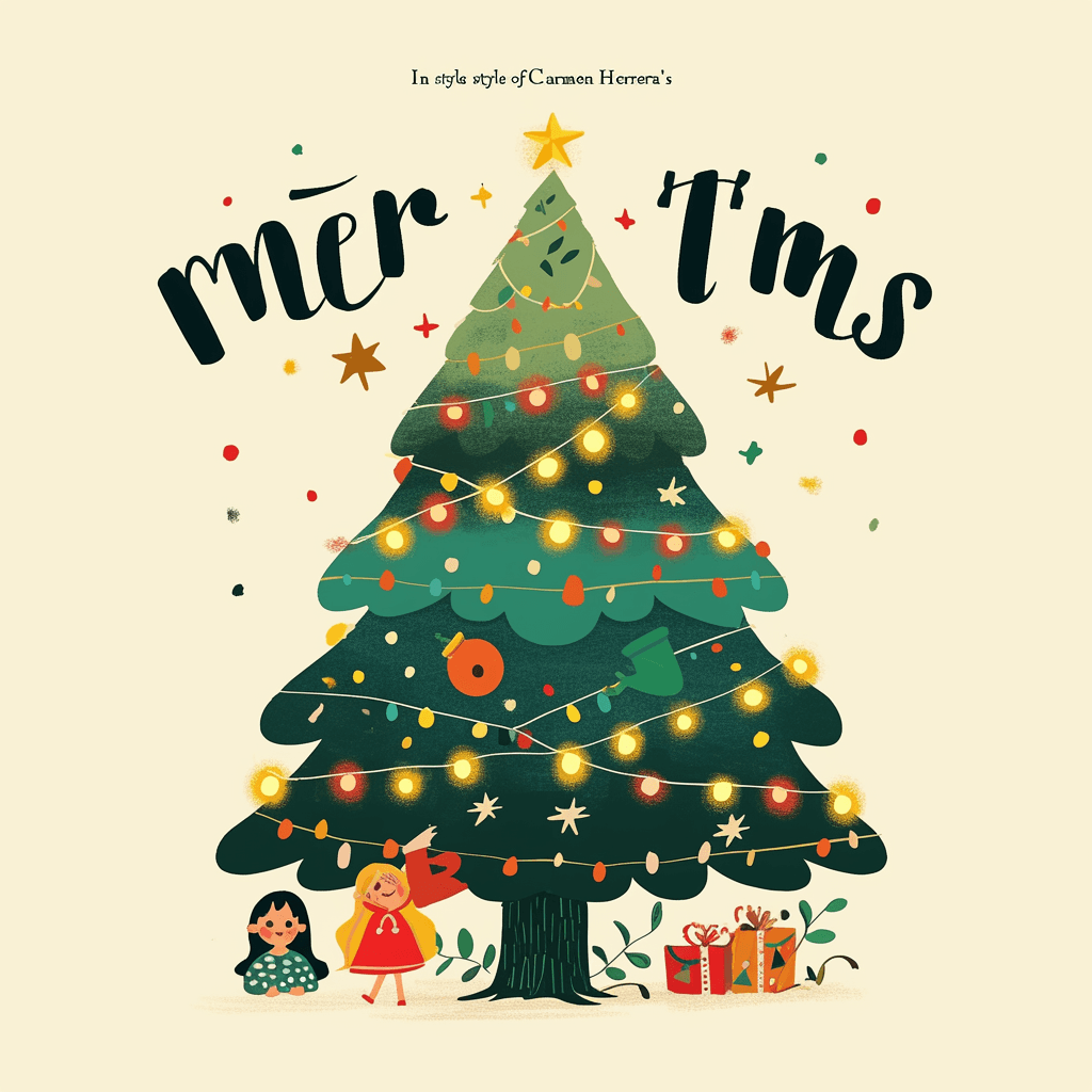 Christmas Tree 085 original repeating artwork