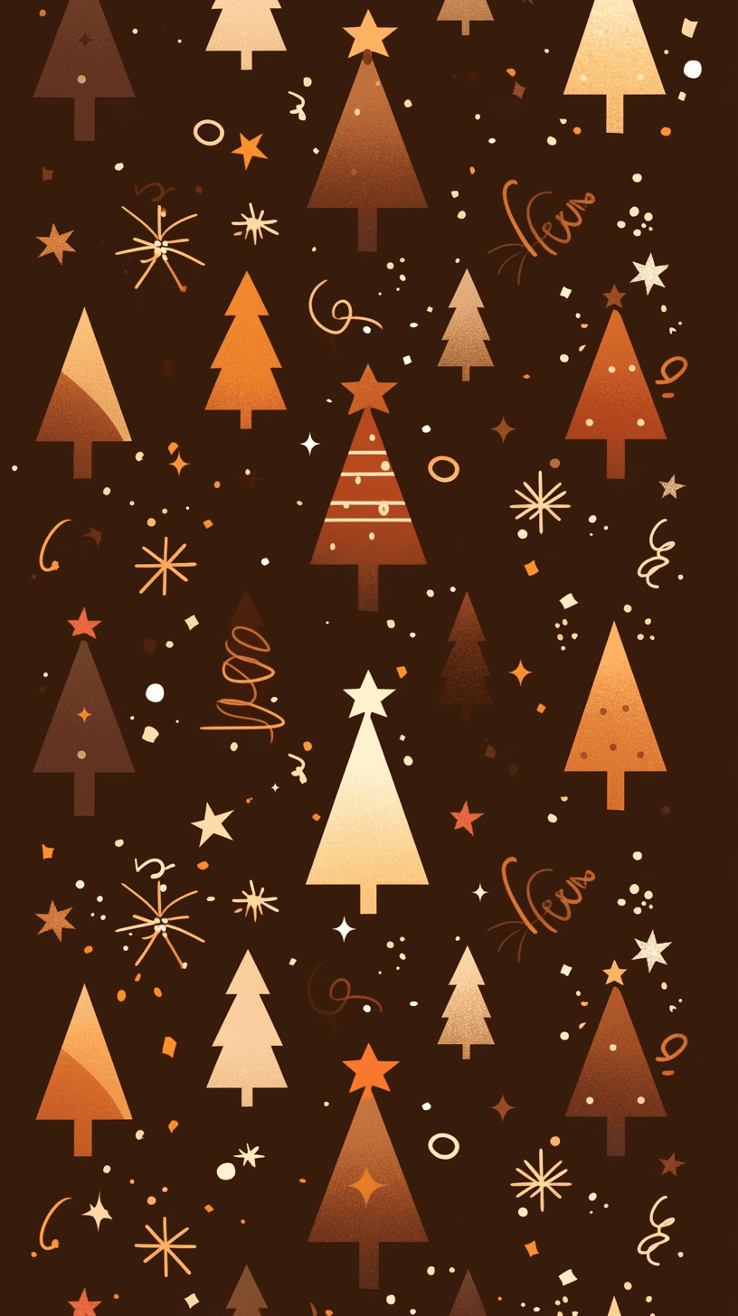 Christmas Christmas Tree 100 original repeating artwork