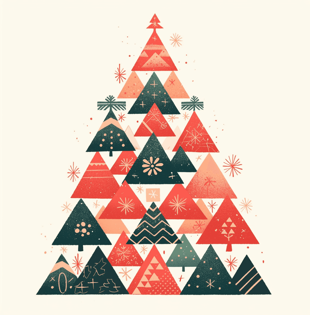 Christmas Christmas Tree 181 original repeating artwork