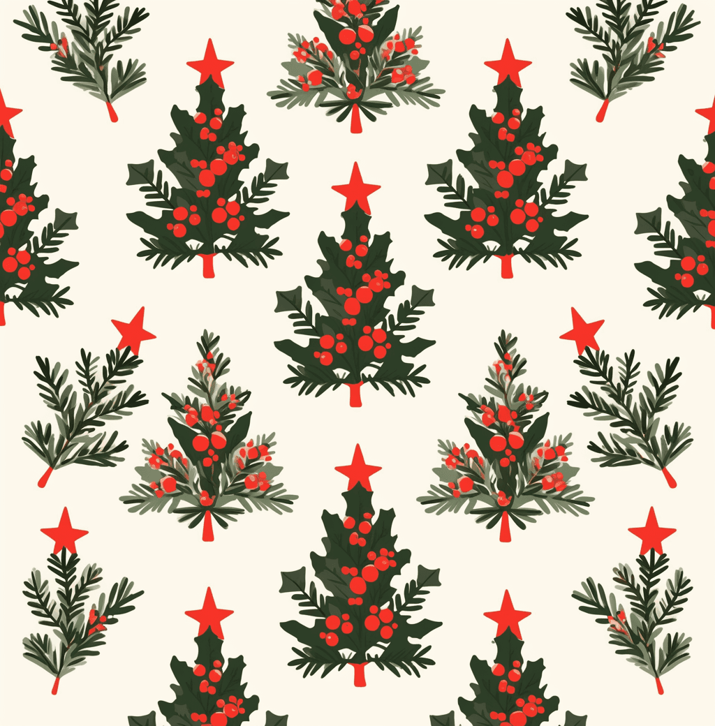Christmas Tree 194 original repeating artwork
