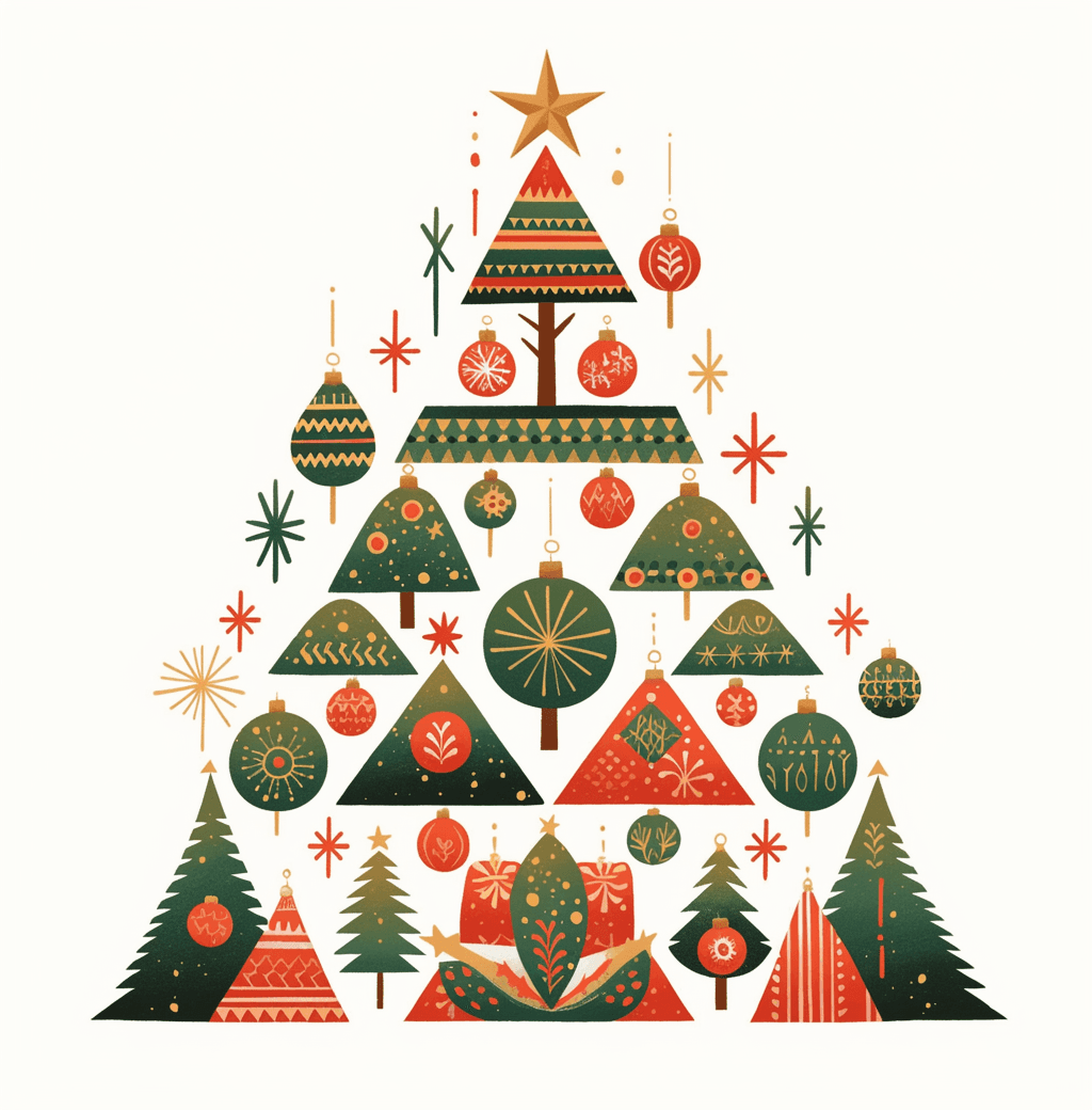 Christmas Tree 012 original repeating artwork