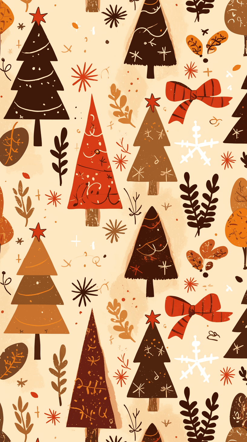Christmas Tree 443 original repeating artwork