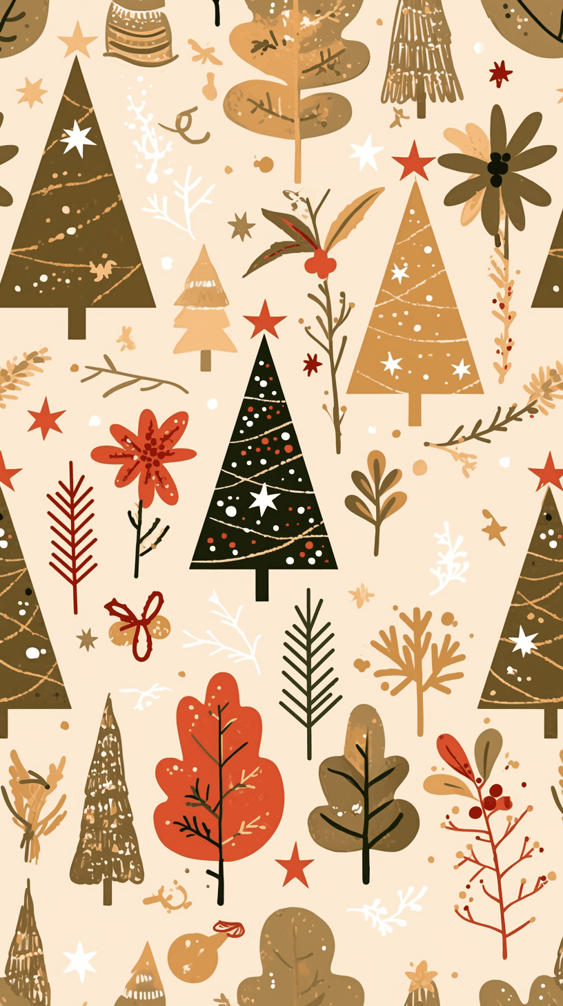 Christmas Tree 833 original repeating artwork