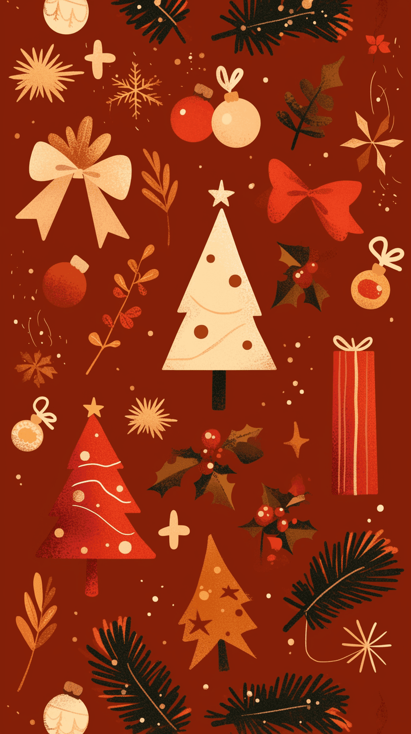 Christmas Tree 359 original repeating artwork